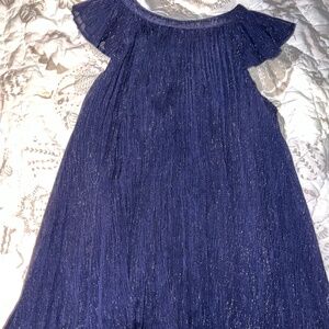 BABY GAP NAVY BLUE SPARKLE DRESS